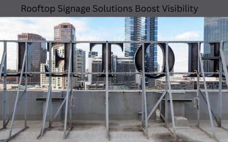 How Do Rooftop Signage Solutions Boost Visibility?