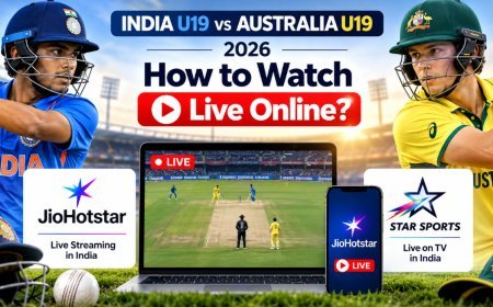 How to Watch India vs Australia U19 2026 Live Online?