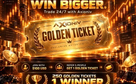 Axioniv Golden Ticket Campaign Trade 24/7 & Unlock Rewards