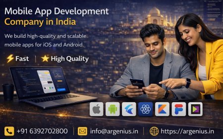 Mobile App Development Company in India – Build Innovative Apps with Argenius