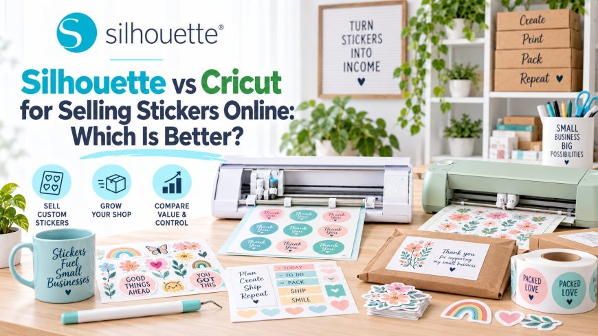 Silhouette vs Cricut for Selling Stickers Online: Which Is Better?