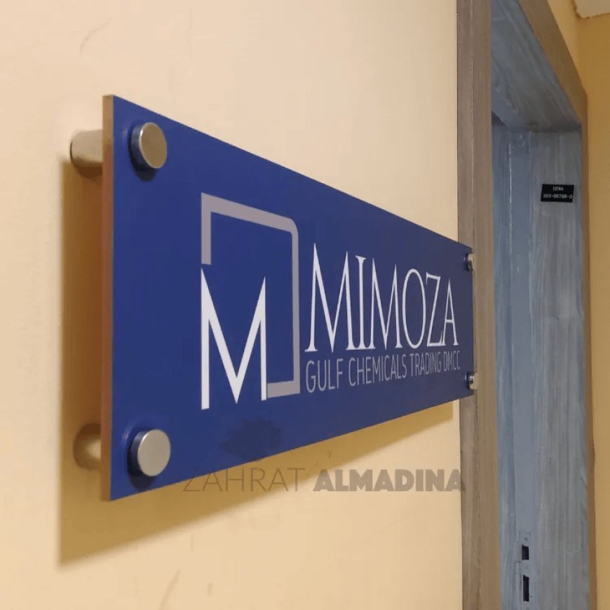 How Custom Office Door Name Plates Improve Workplace Navigation