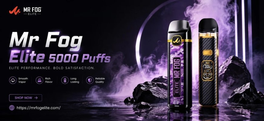 Mr Fog Elite 2026: Flavors, 5000 Puffs, Price & A Look at the Popular Disposable Vape