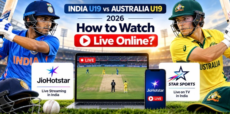 How to Watch India vs Australia U19 2026 Live Online?