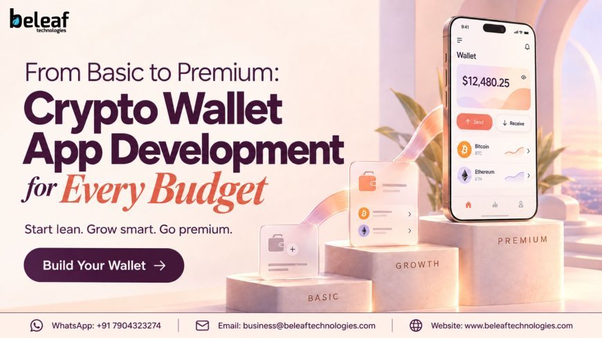 From Basic to Premium: Crypto Wallet App Development for Every Budget