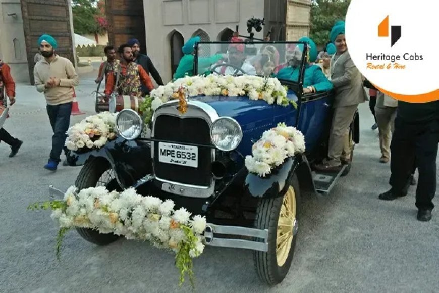 Vintage Car Rental Jaipur for Weddings, Pre-Wedding Shoots and Events
