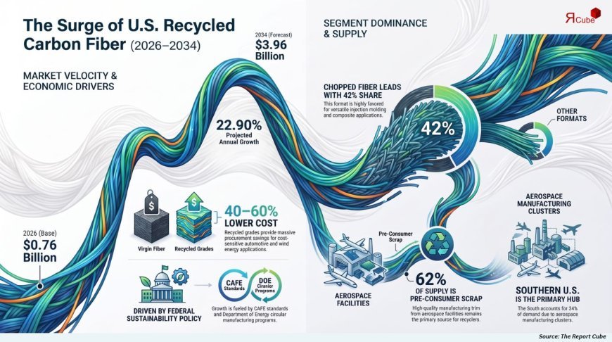 U.S. Recycled Carbon Fiber Market: Size, Growth, Trends, Segmentation, and Forecast to 2034