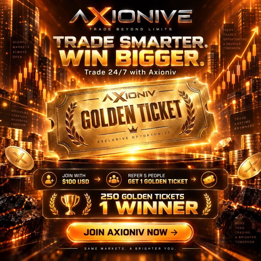 Axioniv Golden Ticket Campaign Trade 24/7 & Unlock Rewards