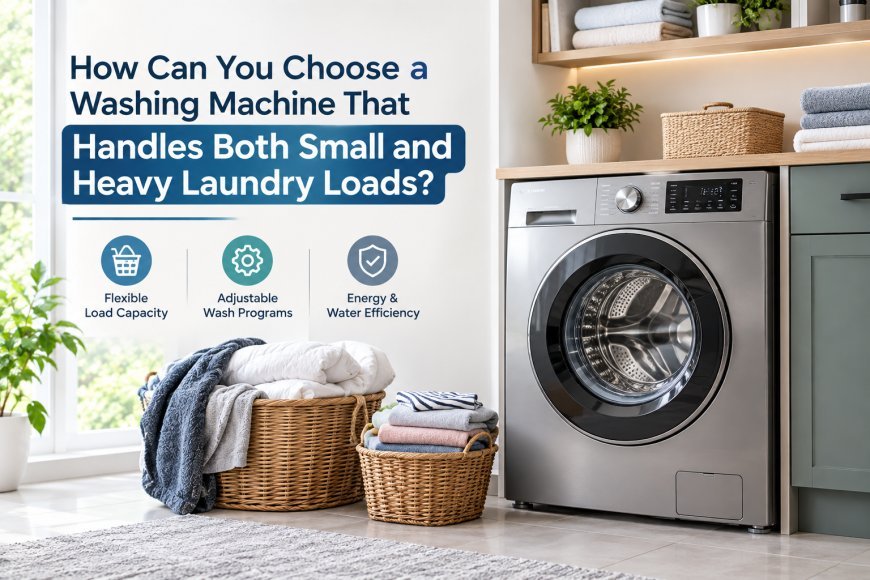 How Can You Choose a Washing Machine That Handles Both Small and Heavy Laundry Loads?