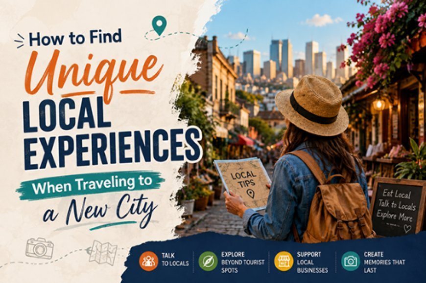How to Find Unique Local Experiences When Traveling to a New City?