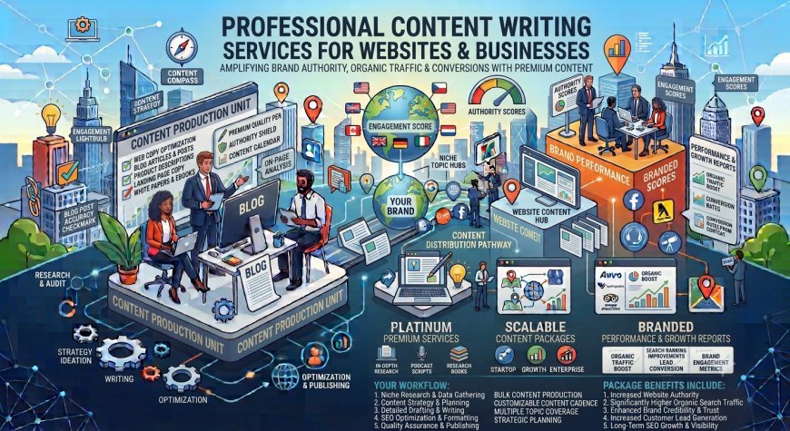 Professional Content Writing Services for Websites and Businesses