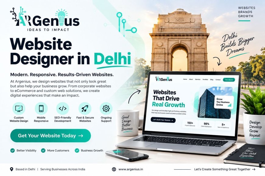Argenius – Leading Web Development Company in Delhi for Modern Businesses