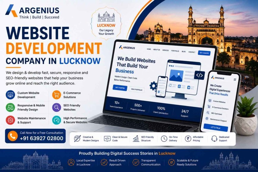 Website Design Company in Lucknow | Web Development Services - Argenius