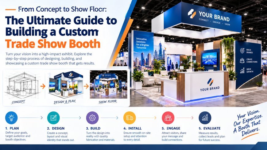 From Concept to Show Floor: The Ultimate Guide to Building a Custom Trade Show Booth