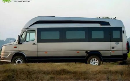 Luxury caravan for corporate trip