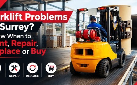 Forklift Problems in Surrey? Know When to Rent, Repair, Replace or Buy