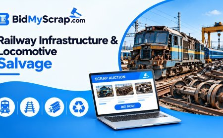 Railway Infrastructure & Locomotive Salvage: How Transit Hubs Monetize Scrap via Online Scrap Auction System