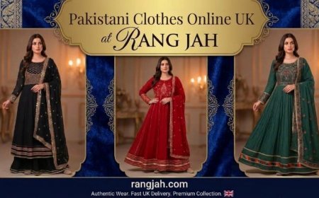 Pakistani Dresses Online UK: Traditional and Modern Styles at Rang Jah