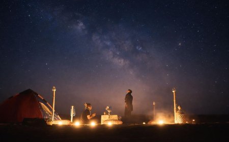 Al Quaa Milky Way Spot | Stargazing Camping in Abu Dhabi