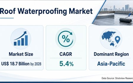 Roof Waterproofing Market Share Landscape Evolves as Industry Heads Toward US$18.7 Billion by 2028