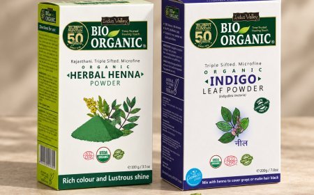 Herbal Henna and Indigo Powder for Black Hair