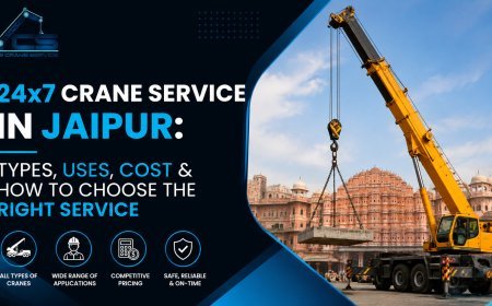 Professional Crane Service in Jaipur for Safe & Efficient Heavy Lifting
