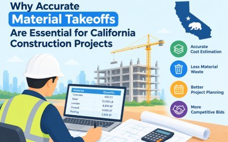 Why Accurate Material Takeoffs Are Essential for California Construction Projects