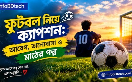 ফুটবল নিয়ে ক্যাপশন: আবেগ, ভালোবাসা ও মাঠের গল্প