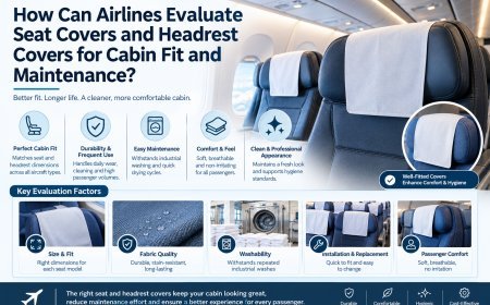 How Can Airlines Evaluate Seat Covers and Headrest Covers for Cabin Fit and Maintenance?