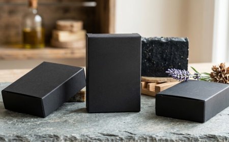 Custom Black Soap Boxes | Premium Soap Packaging Boxes