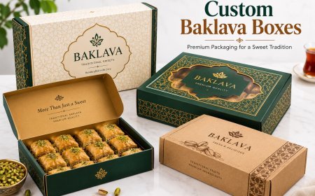 Custom Baklava Boxes for Fresh Dessert Storage