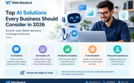Top AI Solutions Every Business Should Consider in 2026 | Web Nautical