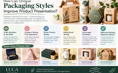 How Can Unique Packaging Styles Improve Product Presentation?