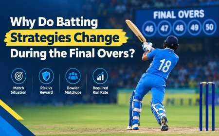 Why Do Batting Strategies Change During the Final Overs?