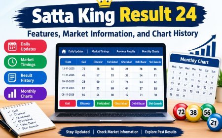 Satta King Result 24: Features, Market Information, and Chart History