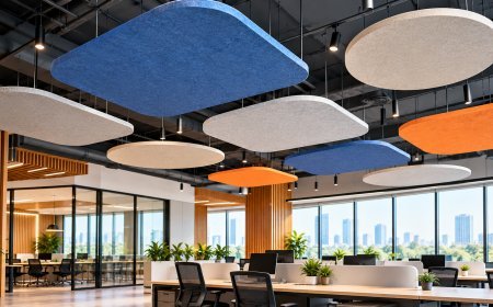 Acoustic Clouds: Suspended Sound Absorption for Modern, Open Interiors