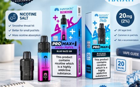 What is nicotine salt, and why do most UK pod kits use 20mg?