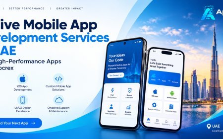Native Mobile App Development Services in UAE: Build High-Performance Apps with Appcrex