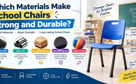 Which Materials Make School Chairs Strong and Durable
