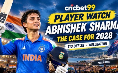 Cricbet99 Player Watch: Abhishek Sharma's Case for 2028 After Wellington
