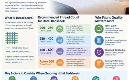 Best Hotel Bedsheet Thread Count for Comfort and Quality