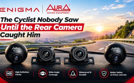 The Cyclist Nobody Saw Until the Rear Camera Caught Him