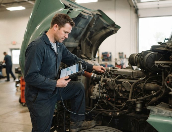 When Truck Engine Problems Need Diagnostic Testing Planning