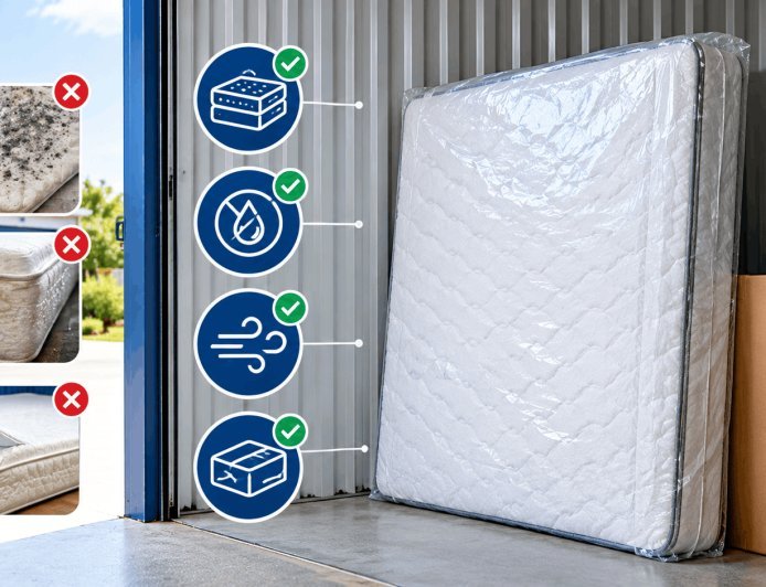 How to store a mattress long term without mould or damage