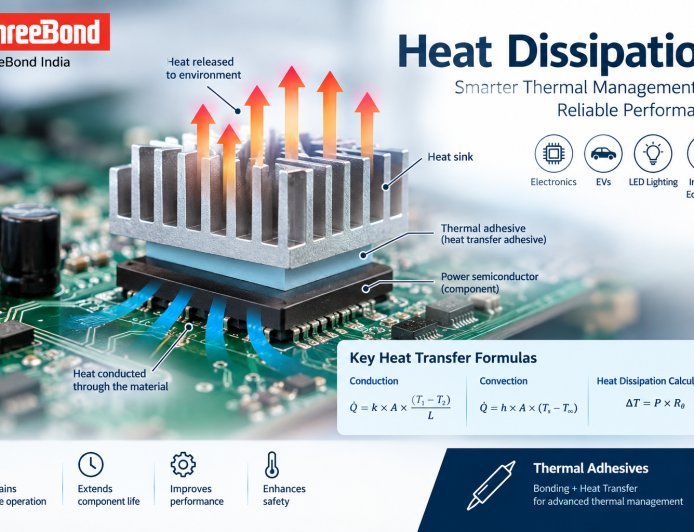 Heat Dissipation: Meaning, Formula, Calculation, and Role of Thermal Adhesives