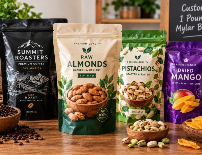 Why You Should Choose Custom 1 Pound Mylar Bags For Your Business