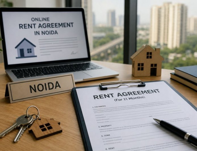 Online Rent Agreement in Noida for 11 Months