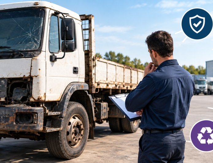 What Should Businesses Consider Before Disposing of an Unroadworthy Truck?