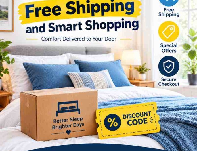 Save More on Comfortable Sleep with Free Shipping Offers