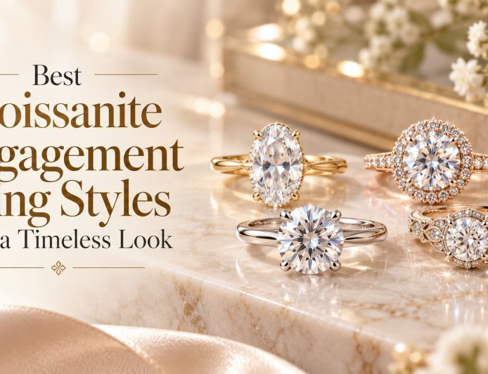 Best Moissanite Engagement Ring Styles for a Timeless Look